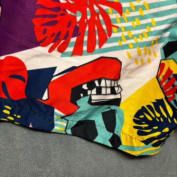 Surf Society Tropical Print Swim Trunks Men’s Large Beach Shorts Ocean Vacation - Picture 6 of 12